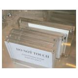 Lot of (13) Acrylic Display Stands