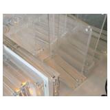 Lot of (13) Acrylic Display Stands