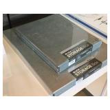 Lot of (2) Blick Archival Storage Boxes - 11"x14"x2", 16"x20"x2"