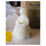 Martha Stewart 7" Flameless Polar Bear Pillar Candle with Remote Control (in original box)