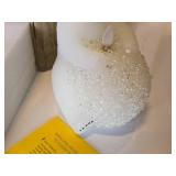 Martha Stewart 7" Flameless Polar Bear Pillar Candle with Remote Control (in original box)