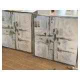 Lot of (2) Canvas Wall Art 37" x 37"