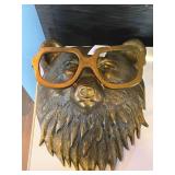 Bear theme Metal Wall Ornament 17"