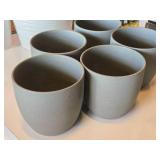 Lot of (5) Plant Pots - 6"x6"