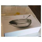 William Sonoma 7.5-Quart Stainless Steel Wok (in original box)
