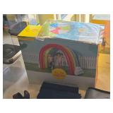 Giant Rainbow theme Sprinkler & Beach Ball (in original box)