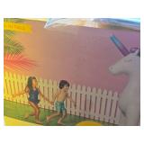 Giant Unicorn theme Sprinkler & Beach Ball (in original box)