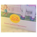 Giant Unicorn theme Sprinkler & Beach Ball (in original box)
