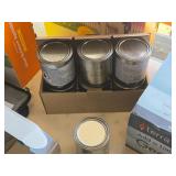 Geo Terra Flame Stonecast Fire Bowl (in original box) with (7) Cans of Fire Gel