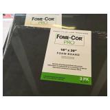 Fome-Cor® Pro Foam Board Sheets for Framing and Mounting (in original packaging)