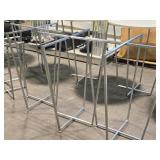 Lot of (3) 42" Metal High Top Banquet Table Base