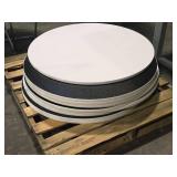 Lot of (8) 35 1/2" Laminate Banquet Table Tops