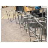 Lot of (8) 31" Metal High Top Banquet Table Base