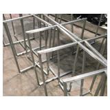 Lot of (8) 31" Metal High Top Banquet Table Base