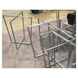 Lot of (8) 31" Metal High Top Banquet Table Base