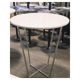 Laminate Top / Metal Base High Top Banquet Table 43" x 36"