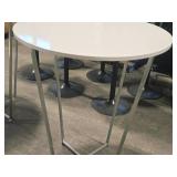 Laminate Top / Metal Base High Top Banquet Table 43" x 36"