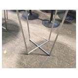 Laminate Top / Metal Base High Top Banquet Table 43" x 36"