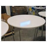 Laminate Top / Metal Base High Top Banquet Table 43" x 36"