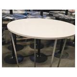 Laminate Top / Metal Base High Top Banquet Table 43" x 36"