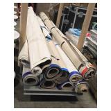 Lot of (10 Rolls) Vinyl Flooring 12