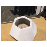 Lot of (2 Boxes) Accent Décor Plaster Vase Décor / Centerpiece 6 1/2" x 12" 4-count ( 8 total items )