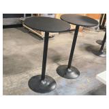 Lot of (2) High Top Table 40" x 24"