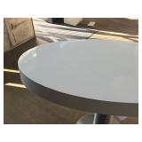 Display Table with Metal Base 47" x 25 1/2" x 29 1/2" (Oval)
