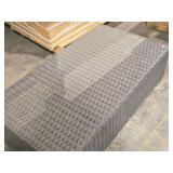 Glass Top / Wicker Outdoor Patio Coffee Table 43" x 24" x 12"