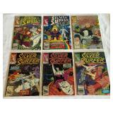 (6) Silver Surfer 1989 Marvel Comic Book Lot