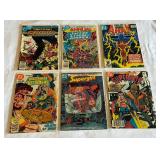 (6) DC Comic Lot - Superboy, Super girl, Batman, Arak, Justice league, Crisis of Infinite Earths
