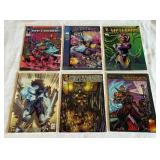 (6) Wet World Comic Books
