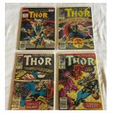 (4) Thor Marvel 1988-1989 Comic Books