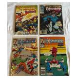 (4) Excalibur 1988-1989 Marvel Comic Books
