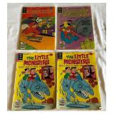 (4) Vintage Comic Books - Super Goof, Underdog, (2) Little Mosters