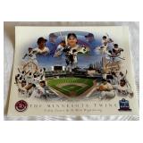 Tony Oliva Signed Minnesota Twins Baseball 50th Year Photo