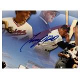 Tony Oliva Signed Minnesota Twins Baseball 50th Year Photo