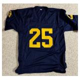 Hassan Haskins Signed Custom NCAA Jersey Michigan Wolverines XL (Beckett)