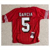 Jeff Garcia 49ers Signed Custom NFL Jersey L (JSA)