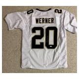 Pete Werner Saints Signed Custom NFL Jersey XL (JSA)