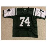 Nick Mangold Jets Signed Custom NFL Jersey XL (JSA)