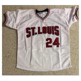 Whitey Herzog Cardinals Signed Custom MLB Jersey XL (JSA)