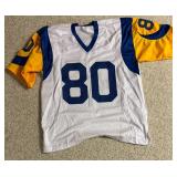 Henry Ellard Rams Signed Custom NFL Jersey XL (JSA)