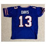 Gabe Davis Bills Signed Custom NFL Jersey XL (JSA)