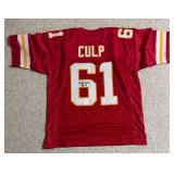 Curly Culp Chiefs Signed Custom NFL Jersey Inscribed "HOF 13" XL (JSA)