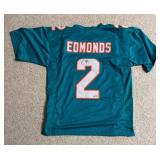 Chase Edmonds Dolphins Signed Custom NFL Jersey XL (JSA)