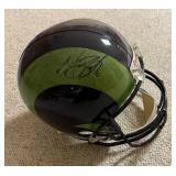 Marc Bulger Rams Signed Riddell NFL Full Size Helmet (No COA)
