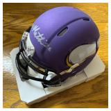 Alexander Mattison Vikings Signed NFL Mini Helmet (Vikings Certified)