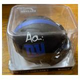 Azeez Ojulari Giants Signed Eclipse NFL Mini Helmet (Beckett)
