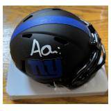 Azeez Ojulari Giants Signed Eclipse NFL Mini Helmet (Beckett)